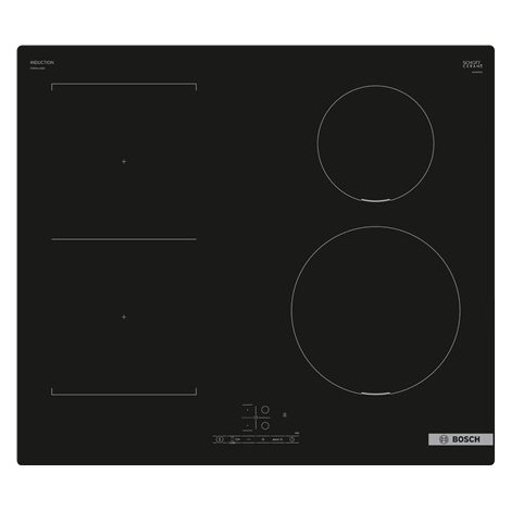Bosch | PWP611BB5E | Hob | Induction | Number of burners/cooking zones 4 | Touch | Timer | Black